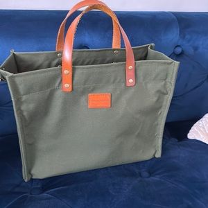 Parker Thatch medium Mimi tote in olive green